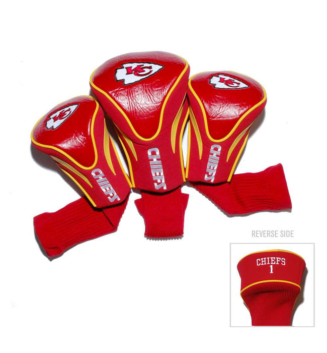 Kansas City Chiefs  Golf Club Headcover - Set of 3 (Driver,Fairway,Hybrid)