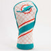 Miami Dolphins Quilted Fairway Headcover (STRIPED)