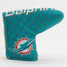 Miami Dolphins Quilted Mallet Putter Cover (SOLID)