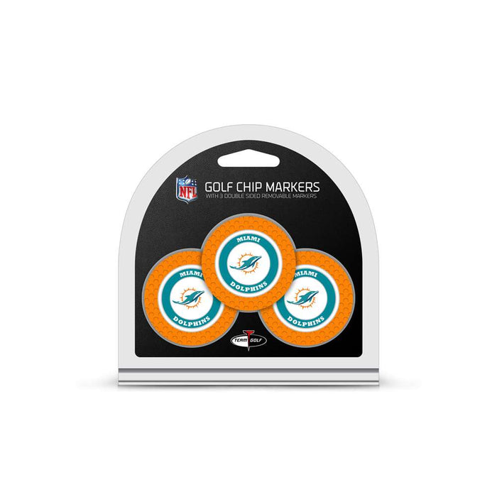 Miami Dolphins Golf 3 Pack Golf Chip 31588