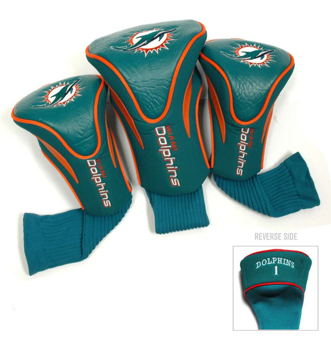 Miami Dolphins  Golf Club Headcover - Set of 3 (Driver,Fairway,Hybrid)