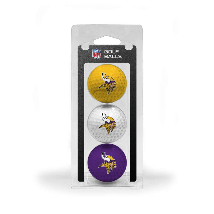 Minnesota Vikings Golf 3 Ball Pack 31605