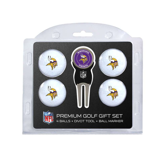 Minnesota Vikings Golf 4 Ball Gift Set 31606