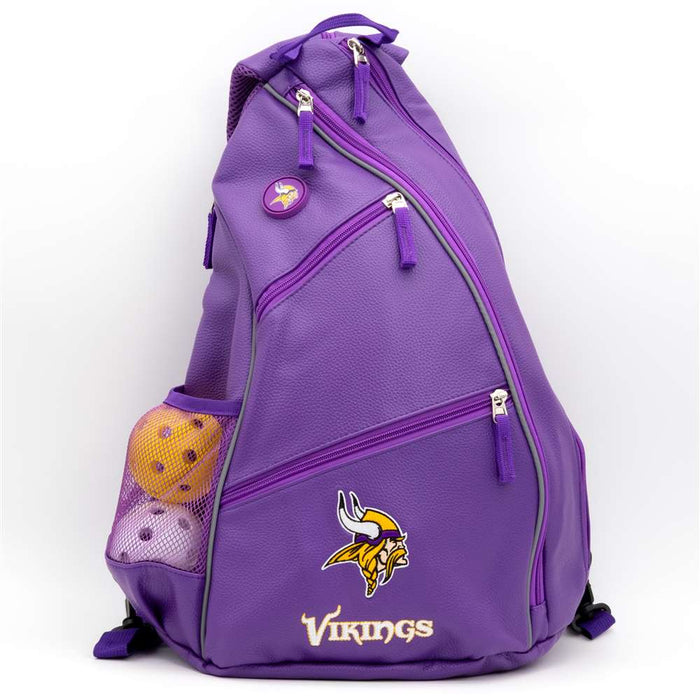 Minnesota Vikings PU Leather Backpack