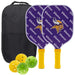 Minnesota Vikings Carbon Fiber Pickleball Paddle Set 637556200976