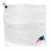 New England Patriots Microfiber Towel - 15" x 15" (White)