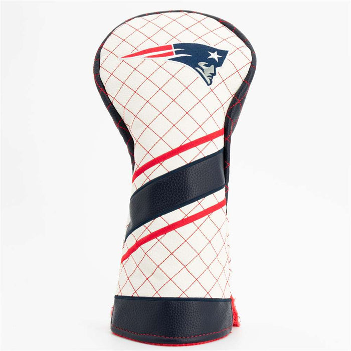New England Patriots Quilted Driver Headcover (STRIPED)