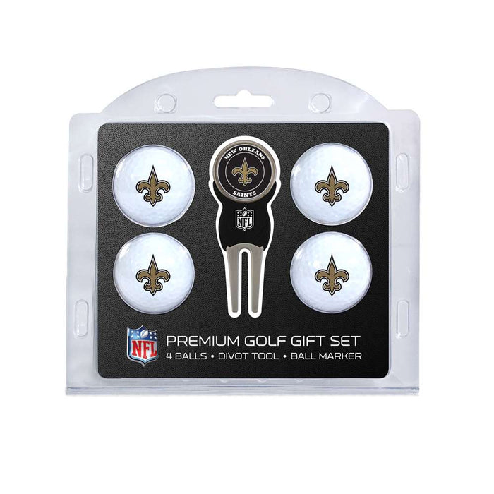 New Orleans Saints Golf 4 Ball Gift Set 31806