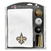 New Orleans Saints 16" X 40" Microfiber Towel Golf Gift Set - White