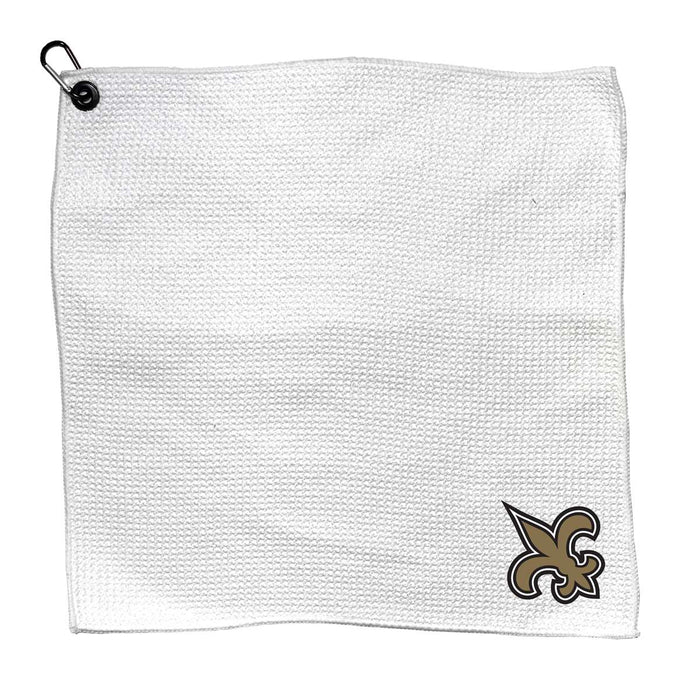New Orleans Saints Microfiber Towel - 15" x 15" (White)