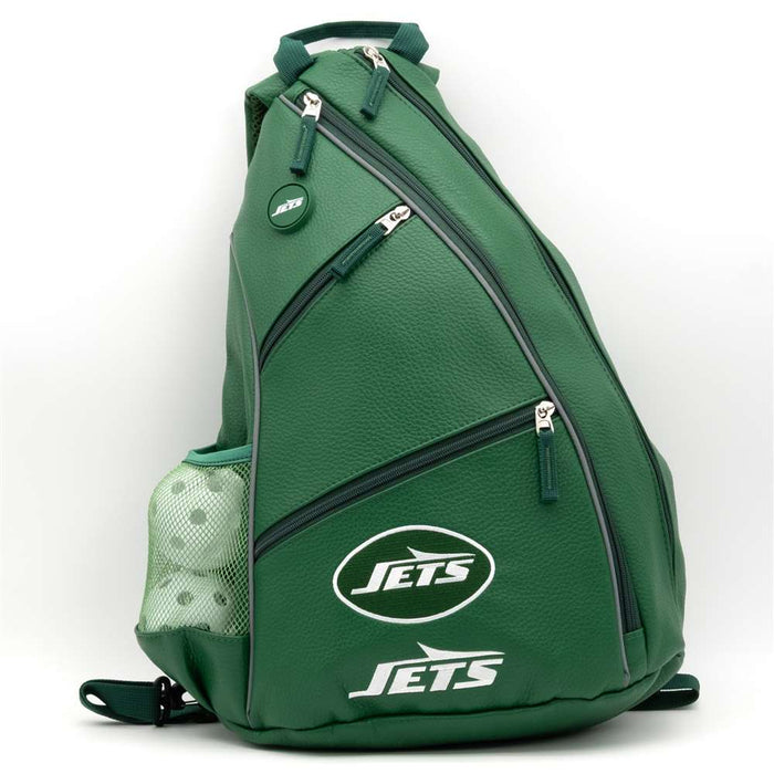 New York Jets PU Leather Backpack