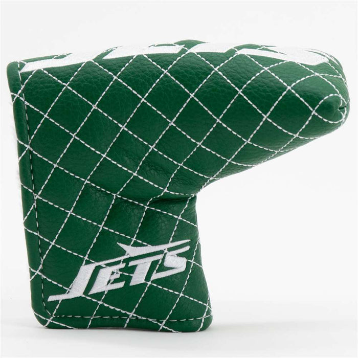 New York Jets Quilted Mallet Putter Cover (SOLID)
