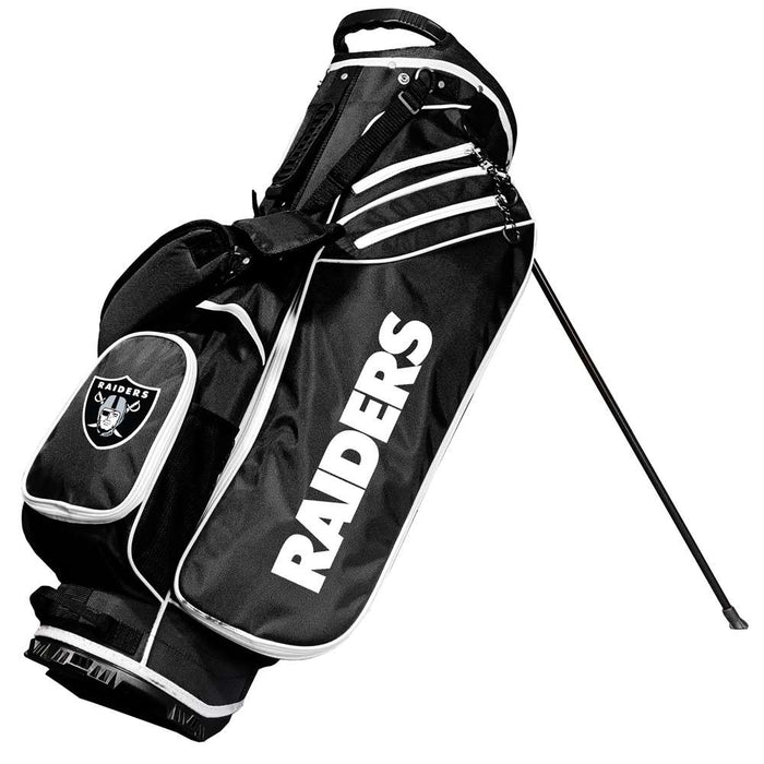 Las Vegas Raiders Birdie Stand Golf Bag Black