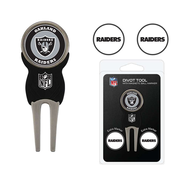 Oakland Raiders Golf Signature Divot Tool Pack  32145