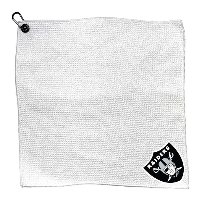 Las Vegas Raiders Microfiber Towel - 15" x 15" (White)