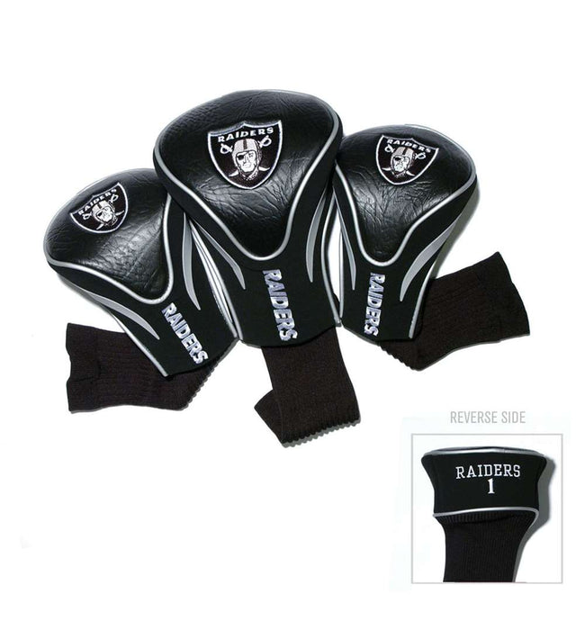 Oakland Raiders  Golf Club Headcover - Set of 3 (Driver,Fairway,Hybrid)