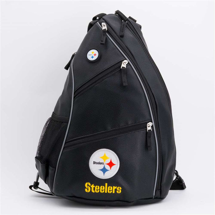 Pittsburgh Steelers PU Leather Backpack