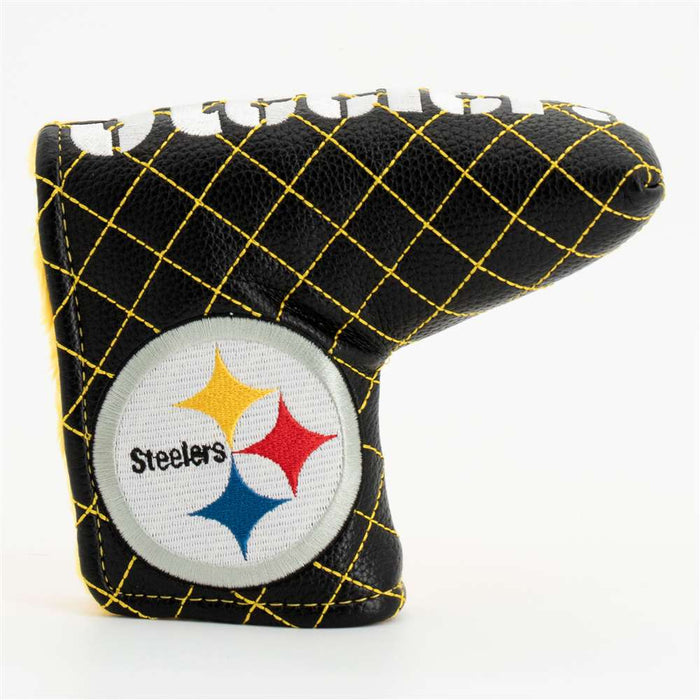 Pittsburgh Steelers Quilted Mallet Putter Cover (SPLIT)