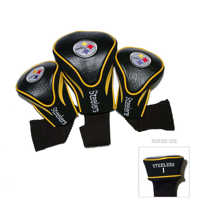 Pittsburgh Steelers  Golf Club Headcover - Set of 3 (Driver,Fairway,Hybrid)