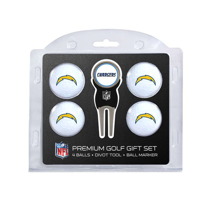 Los Angeles Chargers Golf 4 Ball Gift Set 32606