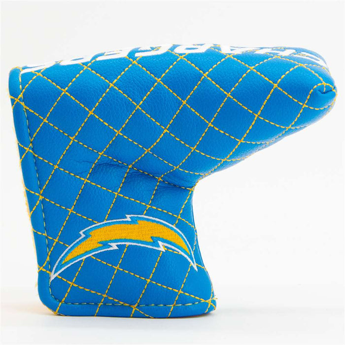 Los Angeles Chargers Quilted Mallet Putter Cover (SOLID)