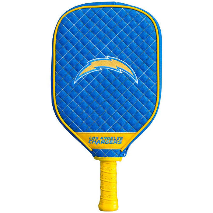 Los Angeles Chargers Quilted Pickleball Paddle Cover