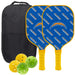 Los Angeles Chargers Carbon Fiber Pickleball Paddle Set 637556200976