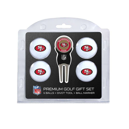 San Francisco 49ers Golf 4 Ball Gift Set 32706