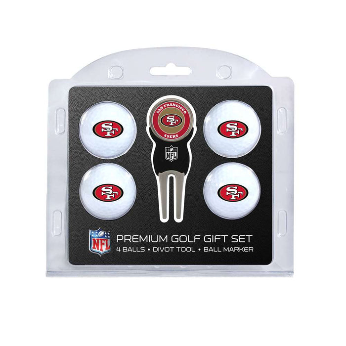 San Francisco 49ers Golf 4 Ball Gift Set 32706