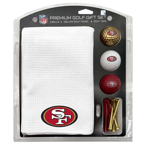 San Francisco 49ers 16" X 40" Microfiber Towel Golf Gift Set - White