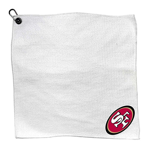 San Francisco 49ers Microfiber Towel - 15" x 15" (White)