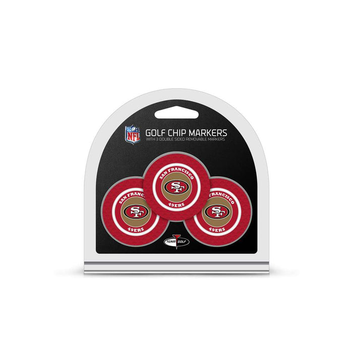 San Francisco 49ers Golf 3 Pack Golf Chip 32788