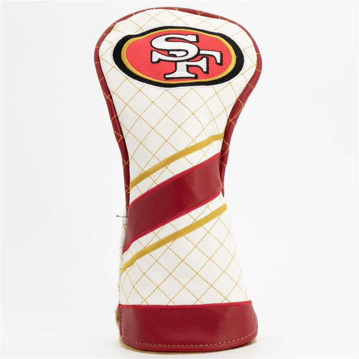 San Francisco 49ers Quilted Driver Headcover (STRIPED)