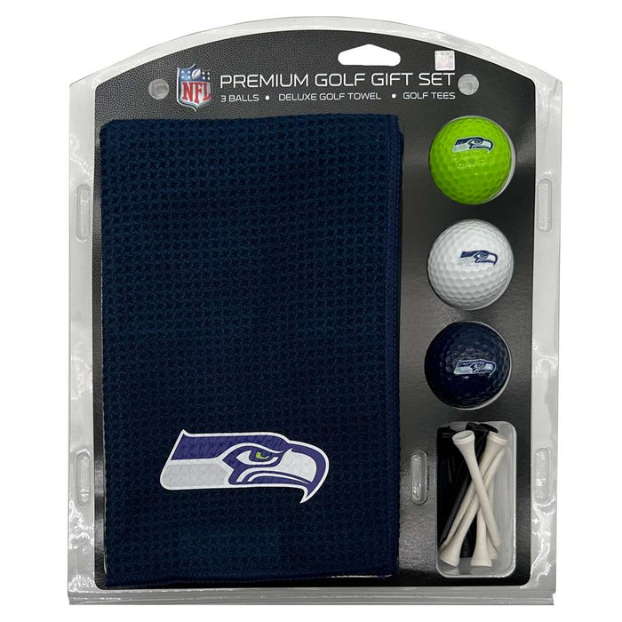 Seattle Seahawks 16" X 40" Microfiber Towel Golf Gift Set