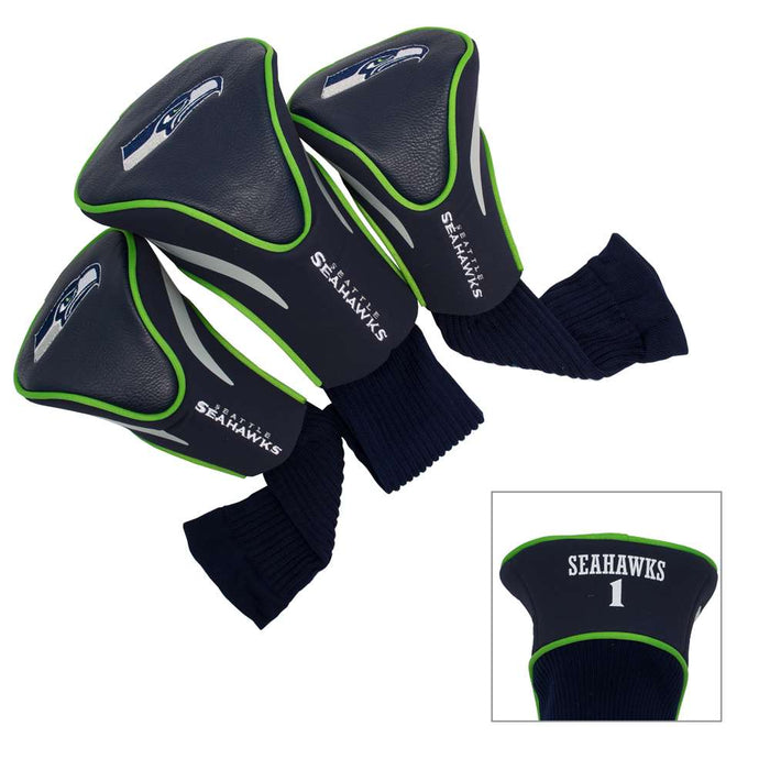 Seattle Seahawks  Golf Club Headcover - Set of 3 (Driver,Fairway,Hybrid)