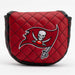 Tampa Bay Buccaneers Quited Blade Putter Cover (SOLID)