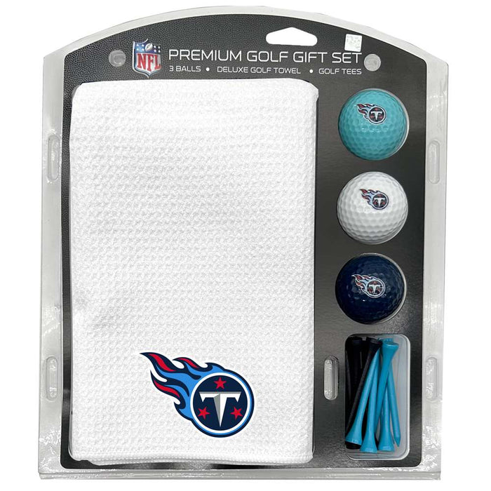 Tennessee Titans 16" X 40" Microfiber Towel Golf Gift Set - White