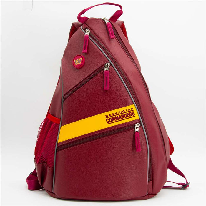 Washington Commanders PU Leather Backpack