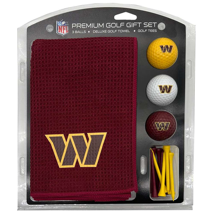 Washington Commanders 16" X 40" Microfiber Towel Golf Gift Set