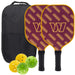 Washington Commanders Carbon Fiber Pickleball Paddle Set 637556200976