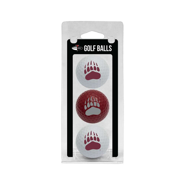 University of Montana Grizzlies Golf 3 Ball Pack 40405