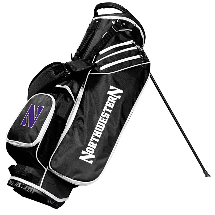 Northwestern Wildcats Birdie Stand Golf Bag - Black