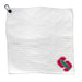 Stanford Cardinal Microfiber Towel - 15" x 15" (White)