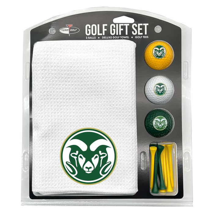 Colorado State Rams 16" X 40" Microfiber Towel Golf Gift Set - White