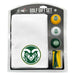 Colorado State Rams 16" X 40" Microfiber Towel Golf Gift Set - White