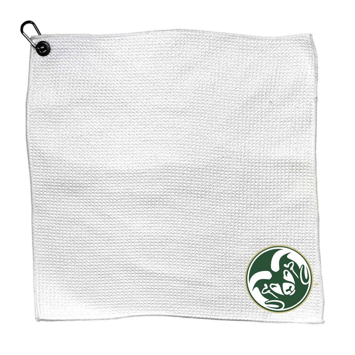 Colorado State Rams Microfiber Towel - 15" x 15" (White)