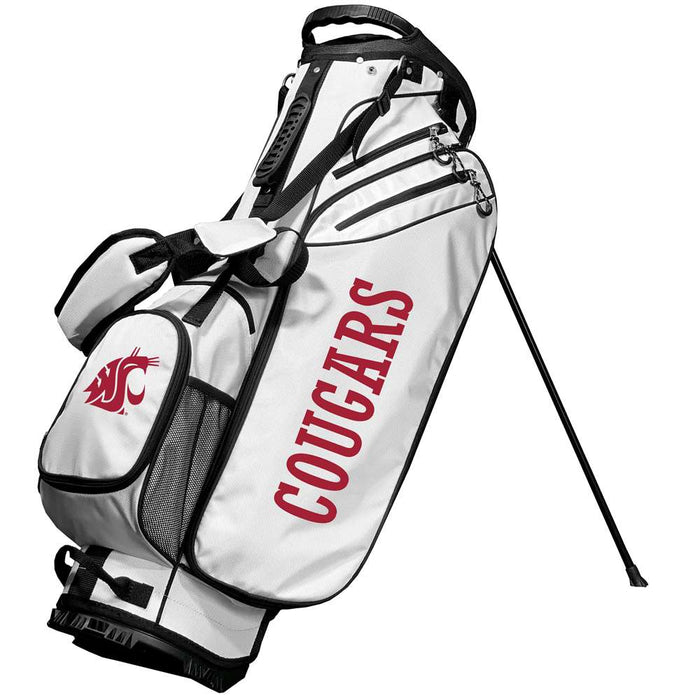 Washington State Cougars Birdie Stand Golf Bag -  White