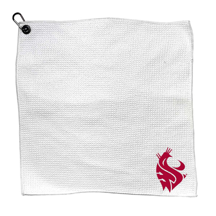 Washington State Cougars Microfiber Towel - 15" x 15" (White)