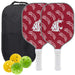 Washington State Cougars Carbon Fiber Pickleball Paddle Set