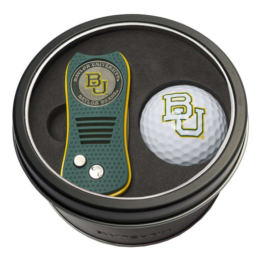Baylor University Bears Golf Tin Set - Switchblade, Golf Ball